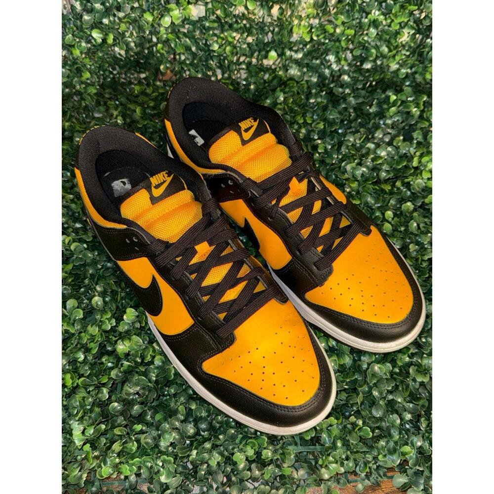 Nike Dunk Low University Gold Black  Mens Sneakers size 12